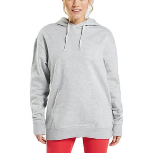 Sweat à capuche vintage en polaire uni pour femme, doux, chaud, respirant, écologique, pull à manches longues, haut décontracté à capuche - Product Image 1