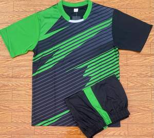 Maillot de football unisexe à manches courtes, léger, à séchage rapide, 100 % polyester, personnalisable, de haute qualité, pour l'entraînement de football, 2026 - Product Image 2