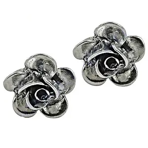 Pendientes de Diamantes en Oro Rosa para Mujer, Diseño Geométrico Moderno, Plata 925 Chapada en Oro, Regalo Perfecto para Compromiso o Boda - Product Image 3
