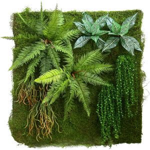 Decoración de pared por encargo Pieza de <span class=keywords><strong>seto</strong></span> de boj Valla verde <span class=keywords><strong>artificial</strong></span> Panel de hierba Pared Vertical Jardín Pared verde - Product Image 4