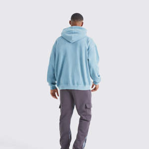 Vente en gros Nouveauté 2025 Sweat-shirts à capuche pour hommes 100% coton polaire, légers, décontractés, élégants, personnalisés, brodés et unis - Product Image 4