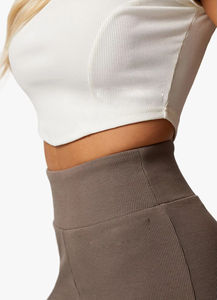 Camiseta OEM de alta calidad de verano para mujer, camiseta en blanco ecológica de marca informal con logotipo personalizado de algodón transpirable - Product Image 5