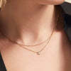 Collier superposé Opal Fashion avec placage or 18 carats épais sur argent sterling hypoallergénique et recyclé - Product Image 2