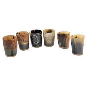 Unique Viking Ox & Buffalo Horn Drinking Mug With Latest Stylish <b>Stand</b> Handcrafted Mug For Mead Beer Wine Tankard Mug - Product Image 2