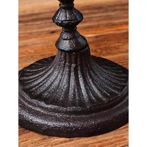 Paire de bougeoirs en aluminium classiques pour la salle à manger et la décoration de table de fête prix de gros support fait main pour les cadeaux - Product Image 3