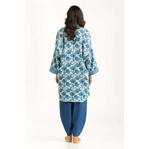 Conjunto de Algodón y Viscosa IUSTTS-1369, Blusa Casual de Crepé con Mangas Tres Cuartos para Primavera/Verano - Product Image 3