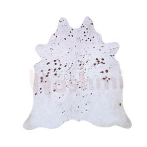 Alfombra de piel de vaca Natural, venta directa de fábrica, marrón y blanco, XL, 7,5x6,5 pies - Product Image 6