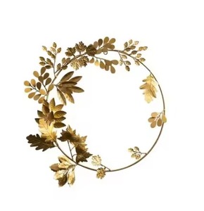 <b>Pink</b> Leaf Christmas <b>Wreath</b> Elegant Holiday Door Wall Decoration with Soft <b>Pink</b> Foliage for Home Office Party and Seasonal Decor - Product Image 5