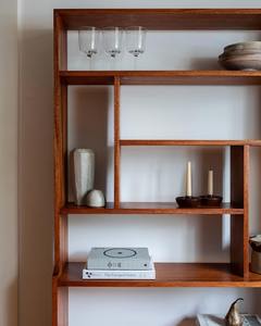 Estante de almacenamiento de madera con múltiples compartimentos abiertos, estantería independiente moderna, estante de exhibición para sala de estar y dormitorio - Product Image 6