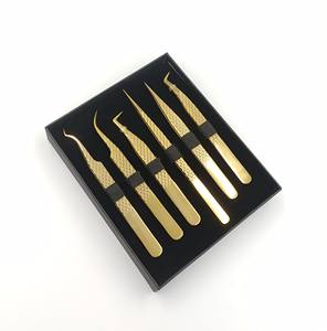 แหนบต่อขนตาสแตนเลส45 90องศาสีทอง - Product Image 5