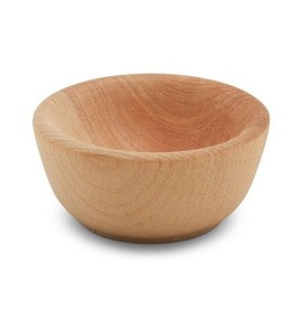 Ensemble de 3 plats de table de forme ronde au design élégant bol de service alimentaire de qualité exclusive bol en bois de taille mini - Product Image 4