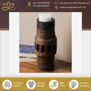 Bougeoir en bois rustique unique antique de meilleure qualité décoration d'hôtel de restaurant à la maison exporté dans le monde entier pour Noël - Product Image 3