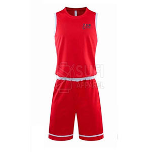 Ensemble de maillots de basket-ball imprimés sur mesure, grande taille, pour l'entraînement et les matchs, matériau léger et durable, uniforme de basket-ball - Product Image 1