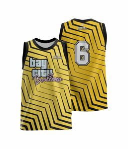 Ensemble de maillots de basket-ball réversibles personnalisables pour hommes, respirants et à séchage rapide, uniforme désigné pour les joueurs de basket-ball - Product Image 1