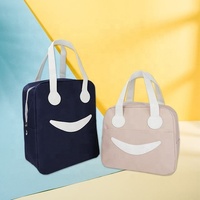 Sac à déjeuner isotherme pliable personnalisé, réutilisable, mignon, chaud, avec fermeture éclair, imperméable, grande capacité pour l'école