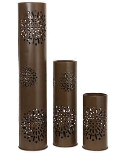 Portavelas creativo Vintage de metal de hierro con acabado de bronce decoración del hogar hecho a mano tamaño y cantidad personalizados a bajo precio - Product Image 1