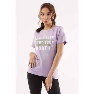 เสื้อยืดผู้หญิงสีม่วง - Product Image 3