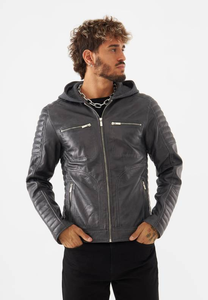 Chaqueta de Motociclista de Cuero de Alta Calidad 2026 para Hombre - Diseño Urbano Elegante y Personalizado, Ecológica y Transpirable con Cierre de Cremallera - Product Image 4