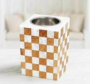 Brûleur d'encens en bois religieux écologique au design créatif, encensoir arabe en bois creux pour oud et bakhoor, porte-encens en bois d'acacia Z - Product Image 1