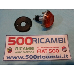 Kit Completo Fiat 500 EPOCA con Intermitentes Laterales Amarillos LUCCIOLA, Incluye Faros Delanteros y Traseros GUARNIZIONE - Product Image 1