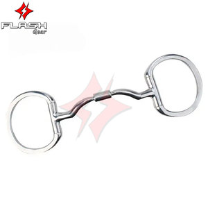 Bit à anneau en D universel en forme de D écologique personnalisé de haute qualité en acier inoxydable Western Dutch Gag Bit - Product Image 2