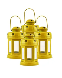 Diseño de lujo Fácil de colgar con portavelas Linterna de metal duradera para jardín y fiestas a precio mayorista para exportación a granel - Product Image 4