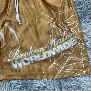 กางเกงว่ายน้ำแบบสั้นสำหรับผู้ชายกางเกงขาสั้นสำหรับใส่เล่นยิมพิมพ์ลายเองได้สีมีเชือกรูดพิมพ์ลาย - Product Image 6