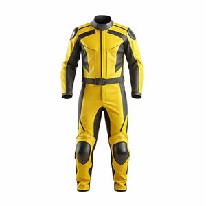 Traje de cuero de moto de hombre con logotipo personalizado de alta calidad a la venta precios razonables traje de cuero de moto de manga larga - Product Image 6