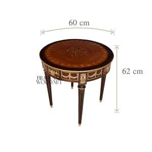 Ensemble de table basse et table d'appoint en bois rond de luxe - Product Image 6