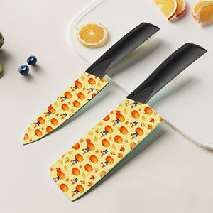 Ensemble de couteaux de chef en céramique, 7 pièces, prix d'usine, nouveautés, utilisation en restaurant, manches en plastique, passe au lave-vaisselle, livraison rapide - Product Image 6