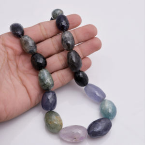 Gemas Mixtas Facetadas Naturales para la Elaboración de Joyería Fina, Collar de Piedras Preciosas - Product Image 1