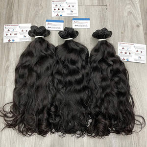 Fournisseur en gros d'extensions de cheveux humains vietnamiens bruts de qualité supérieure, naturellement ondulés, double épaisseur, mèches vierges - Product Image 6