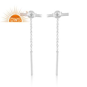 Pendientes colgantes de plata de ley fina superventas, joyería personalizada para mujer, regalo para ella - Product Image 4