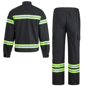 Noir hiver haute visibilité qualité supérieure prix bon marché combinaison de sécurité réfléchissante sur mesure vêtements de travail combinaison pour la sécurité - Product Image 2