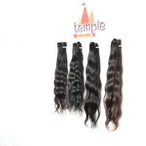 วิกผมคนแบบไม่ผ่านกระบวนการทางเคมีแบบไม่ผ่านกระบวนการเป็นลอนคลื่นลึกแบบดิบ100% จากอินเดีย - Product Image 1