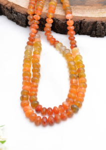 Cuentas Facetadas de Cornalina Africana de 7 a 8 mm, Cuentas de Piedras Preciosas Naturales para Joyería - Product Image 3