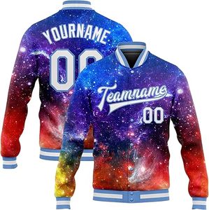 Veste universitaire sublimée OEM dans le monde entier pour hommes High Street pour équipes sportives Streetwear marques de mode avant pour l'hiver - Product Image 1