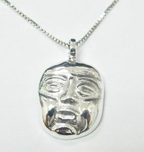 Argent 925 3D visage pendentif Charm Design pendentif vente en gros usine de bijoux en Thaïlande - Product Image 3