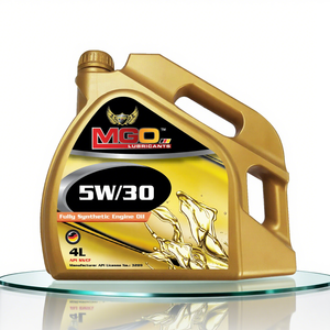 Huile entièrement synthétique certifiée Megzol MGO 5W-30 SN 14KG/4L haute performance et longue durée - Product Image 1