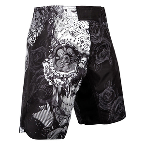 Pantalones cortos de MMA personalizados de la mejor calidad para hombres Ropa DE LUCHA elástica sublimada completa Pantalones cortos de MMA de diseño personalizado Premium transpirables - Product Image 1