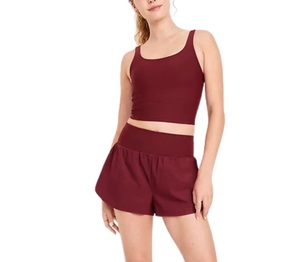 Nuevos pantalones cortos de Yoga elásticos de alta calidad, pantalones cortos deportivos de cintura alta para gimnasio para mujer, pantalones cortos informales con tinte de corbata para mujer, producto más vendido - Product Image 6