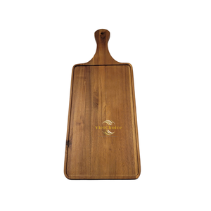 ถาดไม้กระถินณรงค์ธรรมชาติ ผิวเรียบขัดเงา สำหรับเสิร์ฟและจัดแสดง - Product Image 4