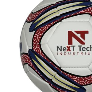 Balón de entrenamiento de fútbol de Next Tech Industries, material de PU para fines de entrenamiento con diseño personalizado y logotipo personalizado - Product Image 4