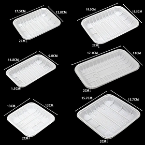 Khay nhựa <span class=keywords><strong>CPET</strong></span> dùng một lần hình chữ nhật dùng cho siêu thị, đựng sushi, bánh ngọt, bánh mì, salad, món ăn lạnh, trái cây, thực phẩm tươi sống - Product Image 2