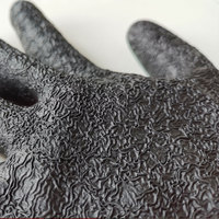 Gants de sécurité en nitrile pour hommes avec doublure en polyester entièrement texturée pour une protection accrue, usage général, non stériles, tailles 7-11 #