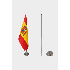 Custom #3x5ft# Spanish Indoor <b>Flag</b> Aluminum <b>Pole</b> Choice Cotton Nylon Plastic Material Digital Custom Option Various Choose - Product Image 2