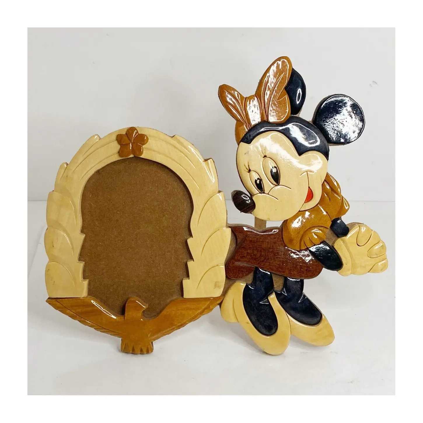 Vintage Disney Minni Maus Geschenk Fotorahmen zu verkaufen schöne handgefertigte Holz-Dekorationsrahmen