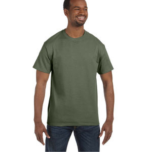 T-shirts à col rond 100% coton pour hommes orange Design Your Own Ringer T Shirts - Product Image 2