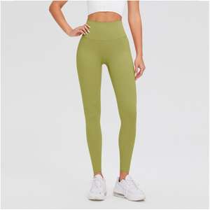 Leggings de Yoga para Mujer, 28 Pulgadas, Cintura Alta, Control de Abdomen, Secado Rápido, con Logotipo Personalizado, Pantalones Deportivos con Bolsillos - Product Image 4