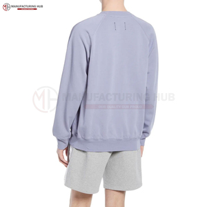 Colección de fábrica de calidad, sudaderas para hombre al por mayor, sudadera básica de algodón mezclado, sudadera con logotipo estampado personalizado para hombre - Product Image 4